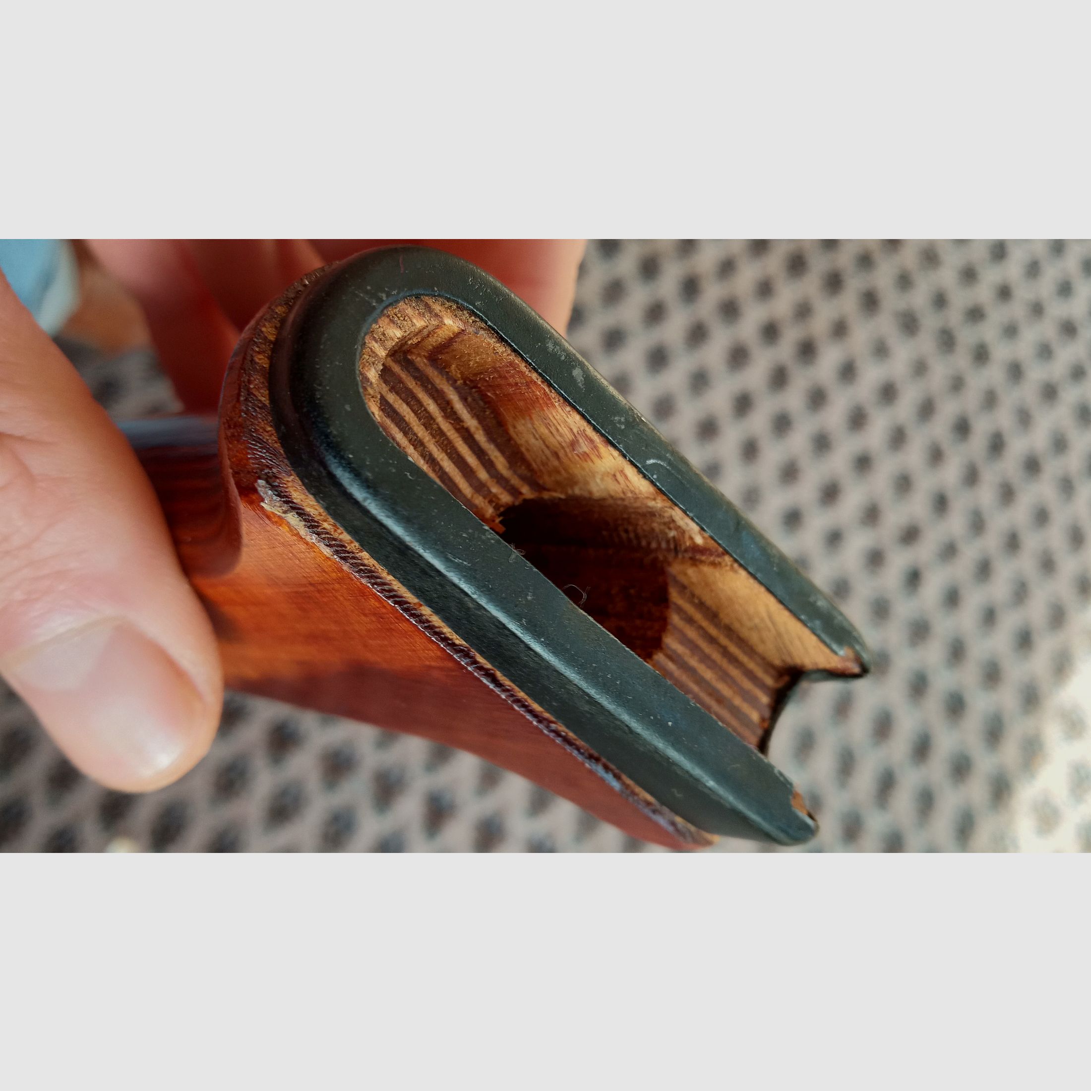 Original empuñadura de pistola de madera contrachapada AK74 rusa / también se adapta a AKM // Empuñadura de laminado / Yunker