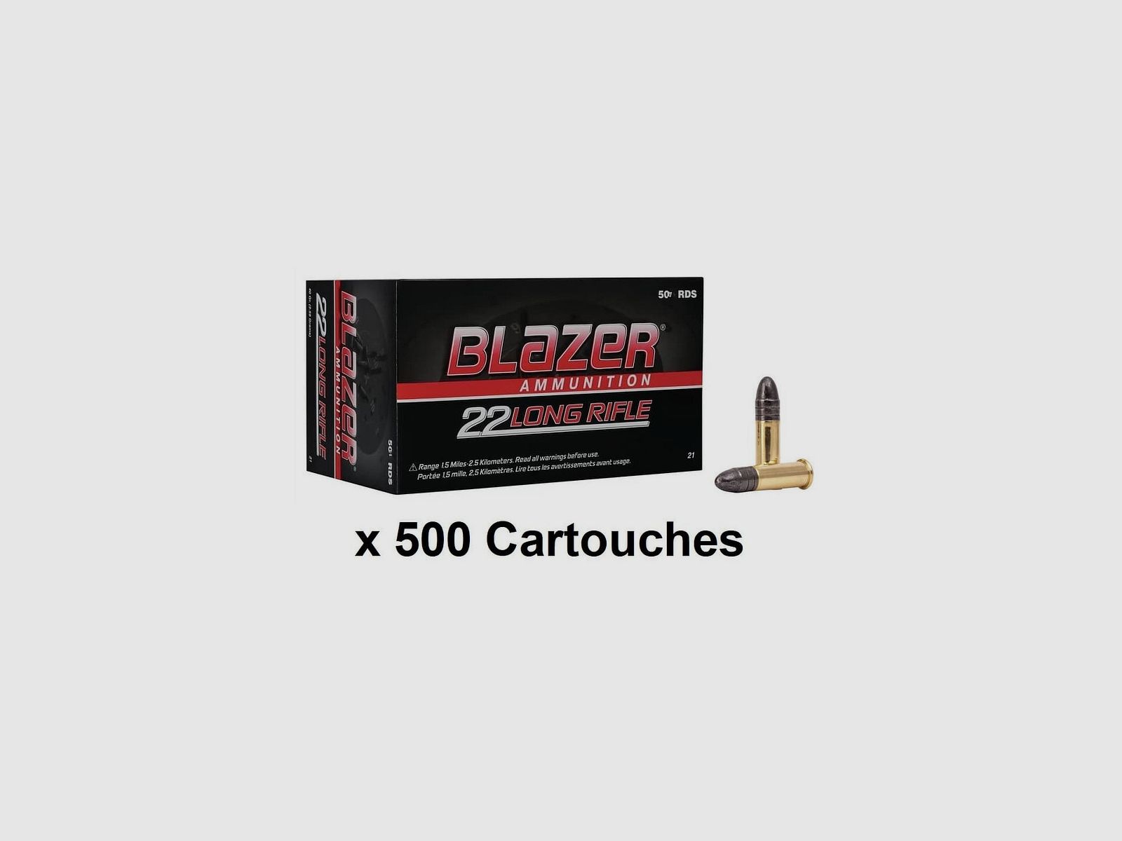 500 Patronen Blazer Munition 22 Long Rifle CCI 40 gr, Bild 1 von 2