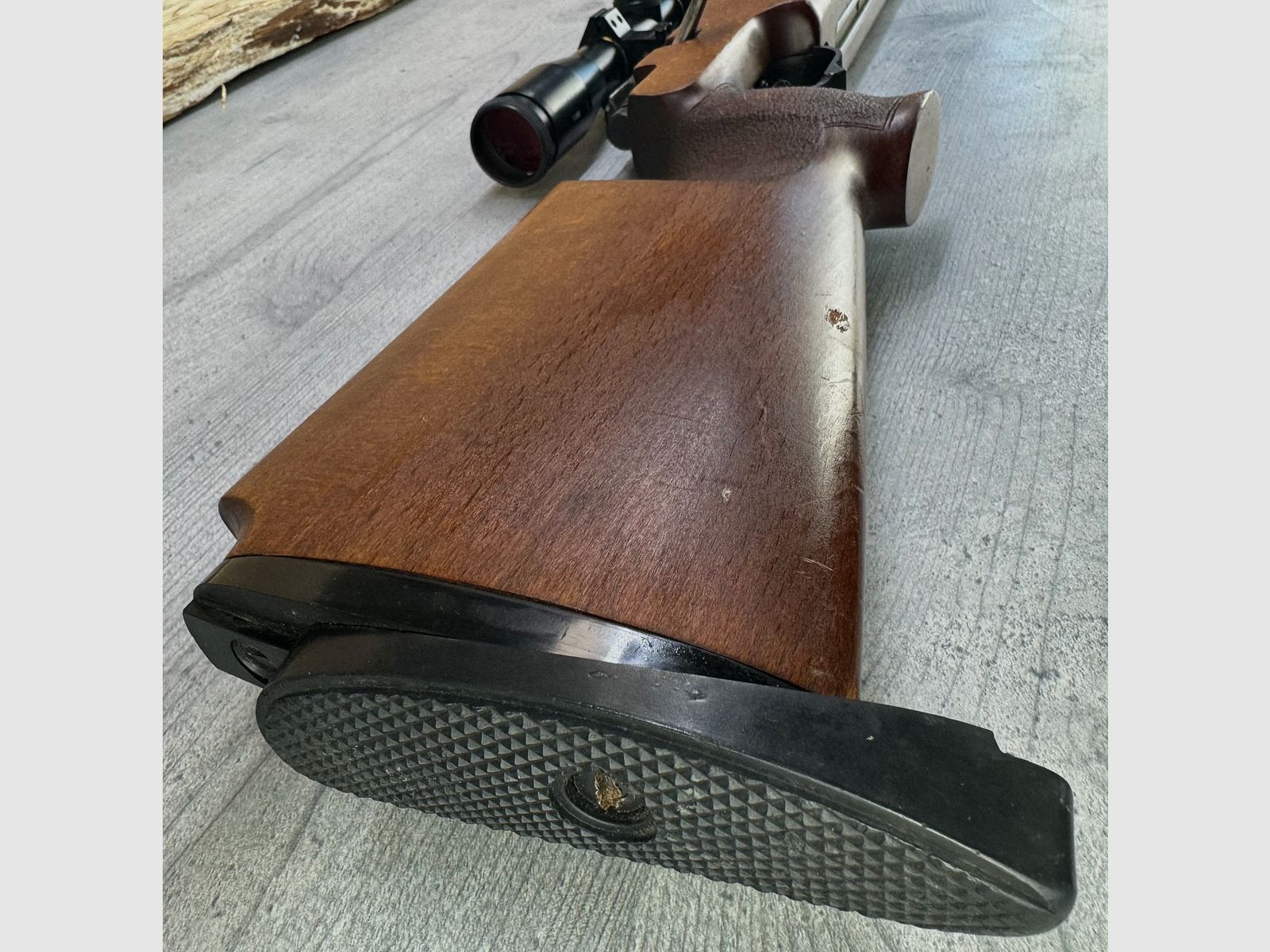 Suhl Mod. 150 Cal.: .22lr + S&B 10x42 + Anschütz - Diopter