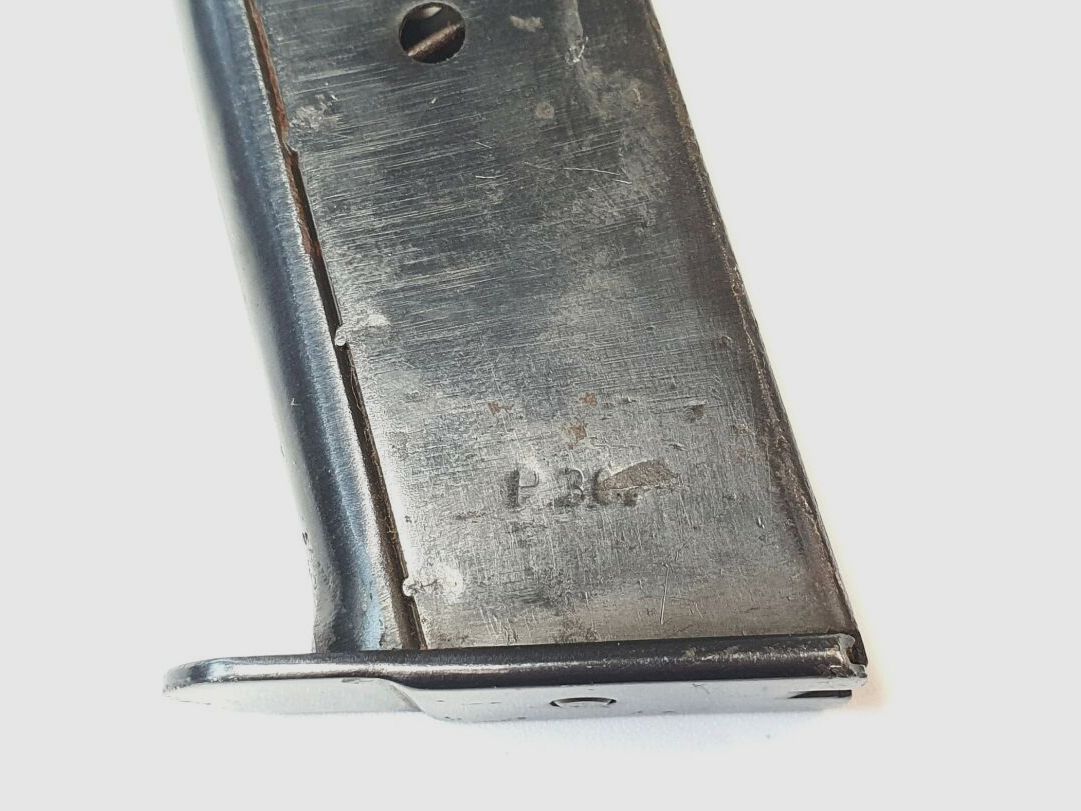 Walther Magazin für Walther P38 - Wehrmachtsfertigung - 9mmLuger - 8 Schuss - Spätkriegsfertigung WK2