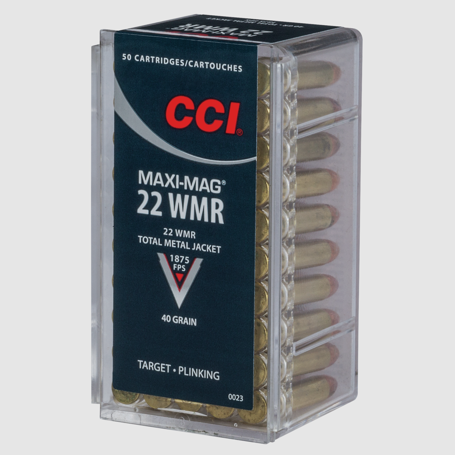 CCI Munizioni per fucile .22 Win. Mag. 2,6g Total Metal Jacket Maxi Mag