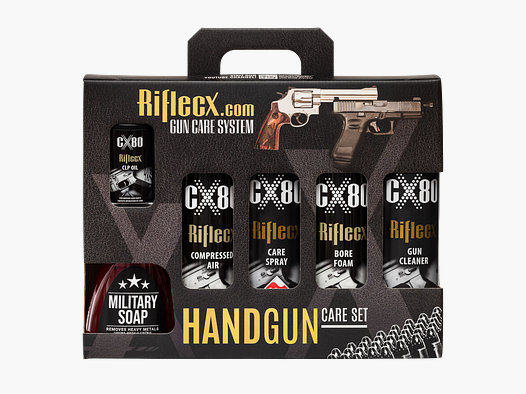 Reinigungs-Set Riflecx für Handfeuerwaffen