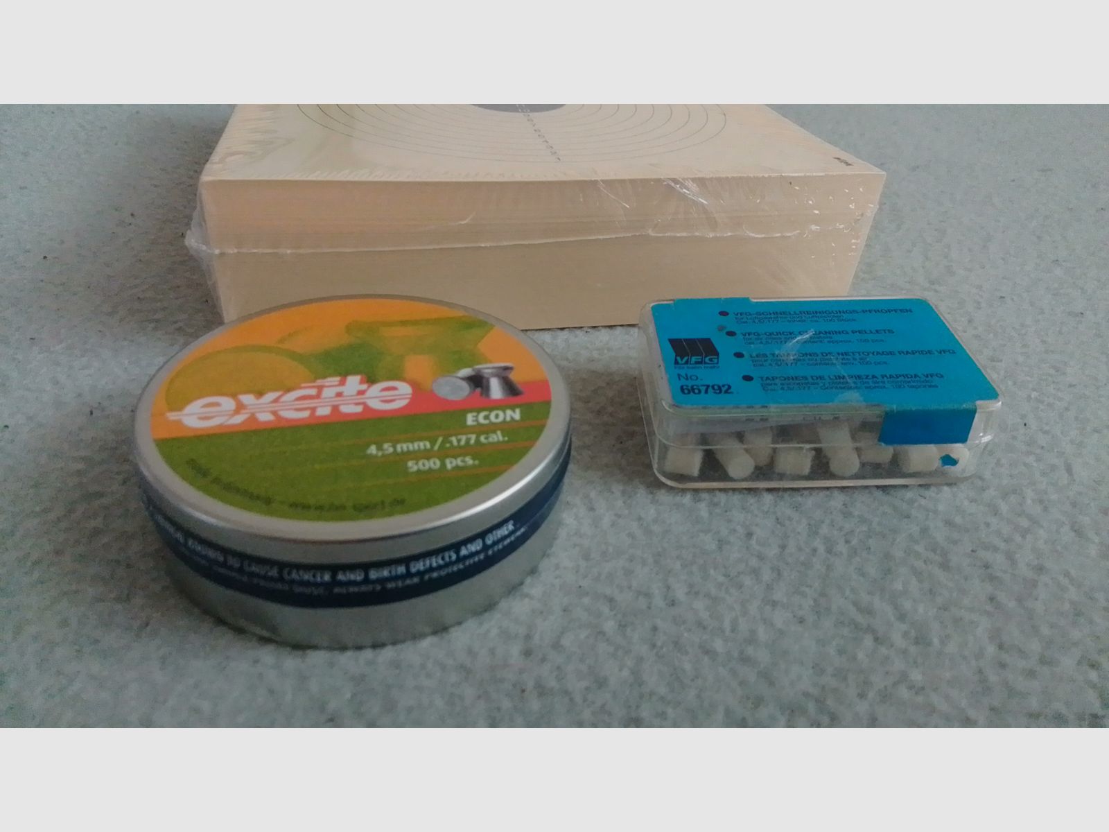 4,5mm Plinking Diabolos, Zielscheiben, Reinigungsdiabolos