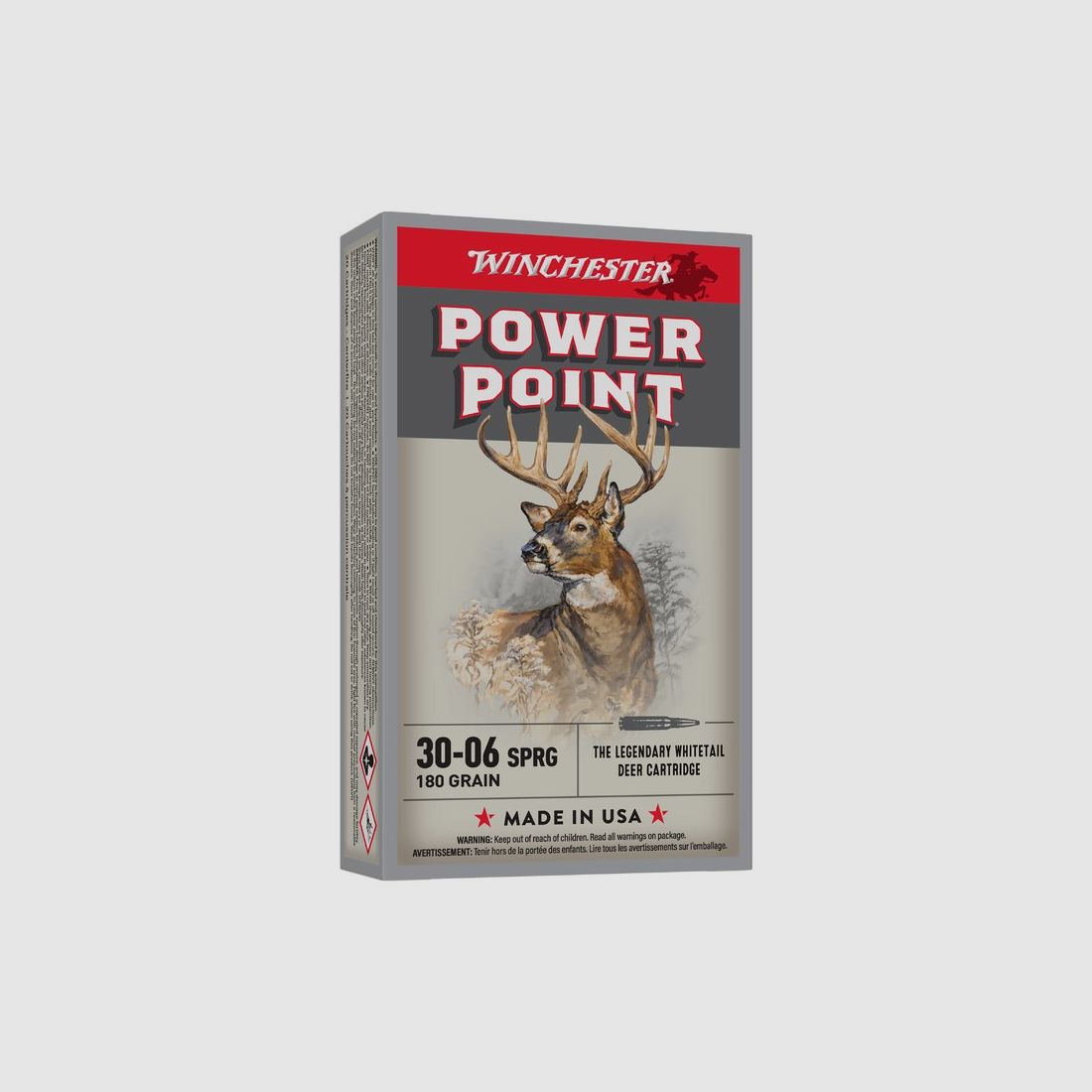 WINCHESTER 30-06 POWER POINT - 180GR