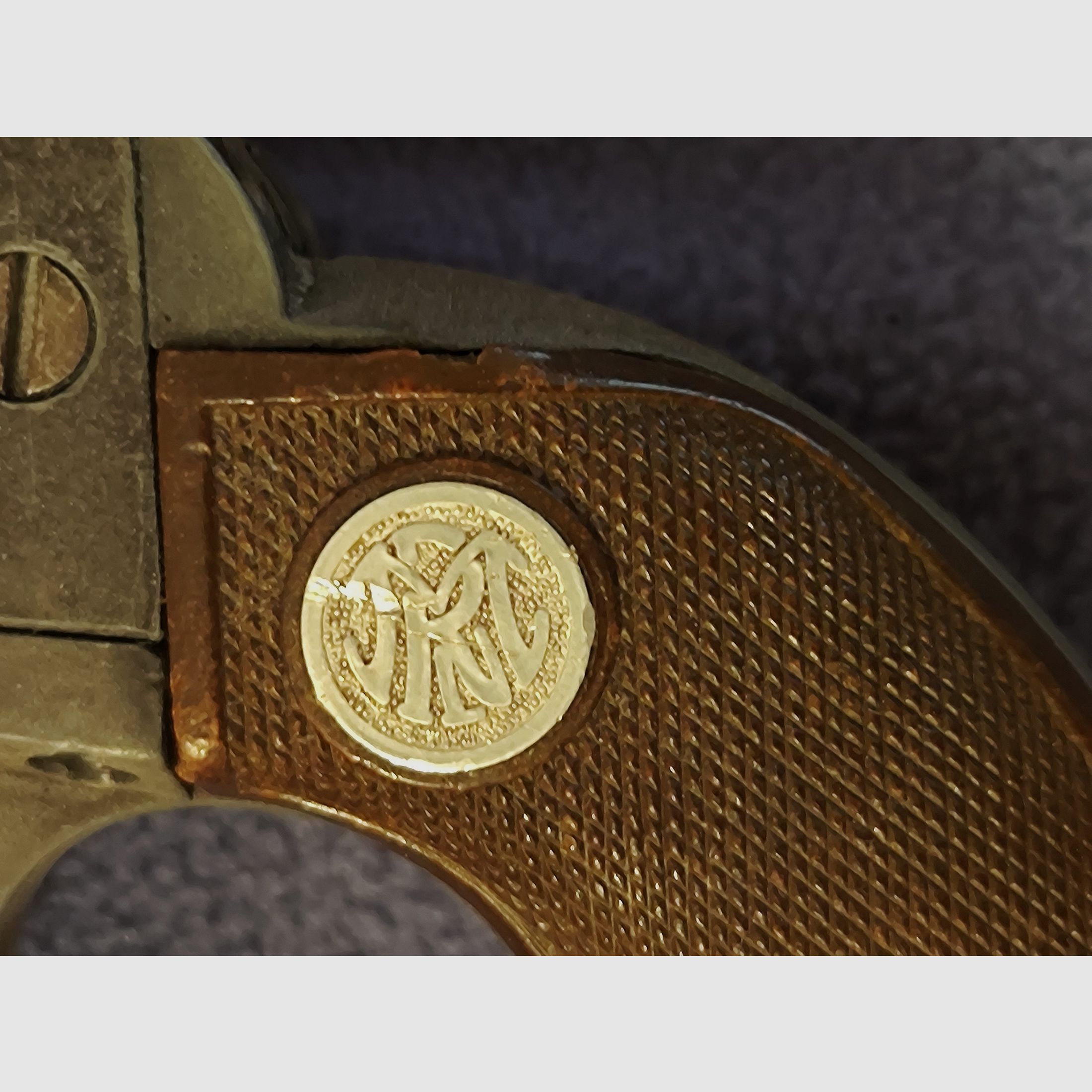 Revolver de decoración objeto decorativo antiguo