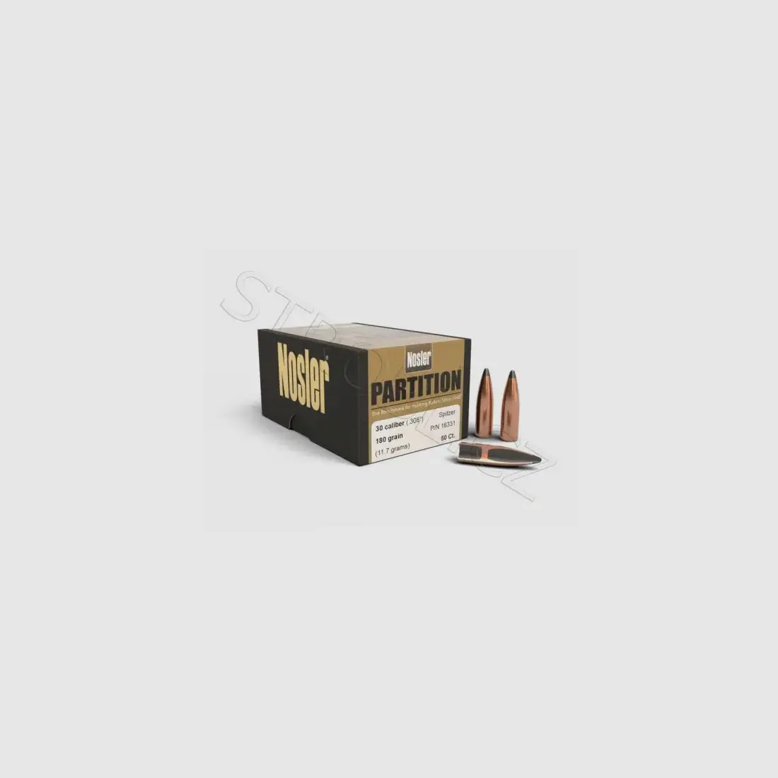 Geschosse Nosler Partition .30 cal, dia .308, 180grs