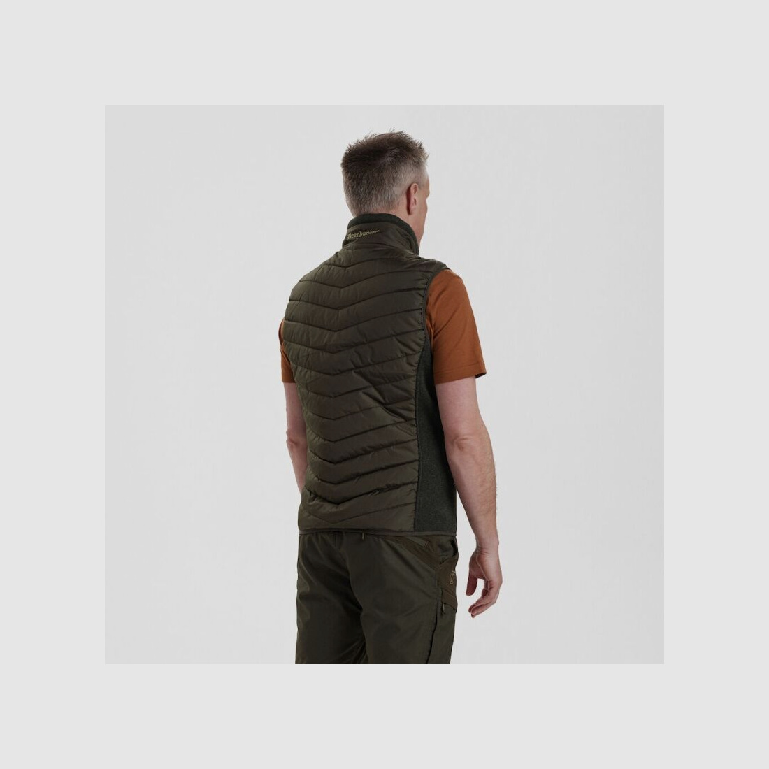 Deerhunter Herren Weste Moor Wattiert mit Strick