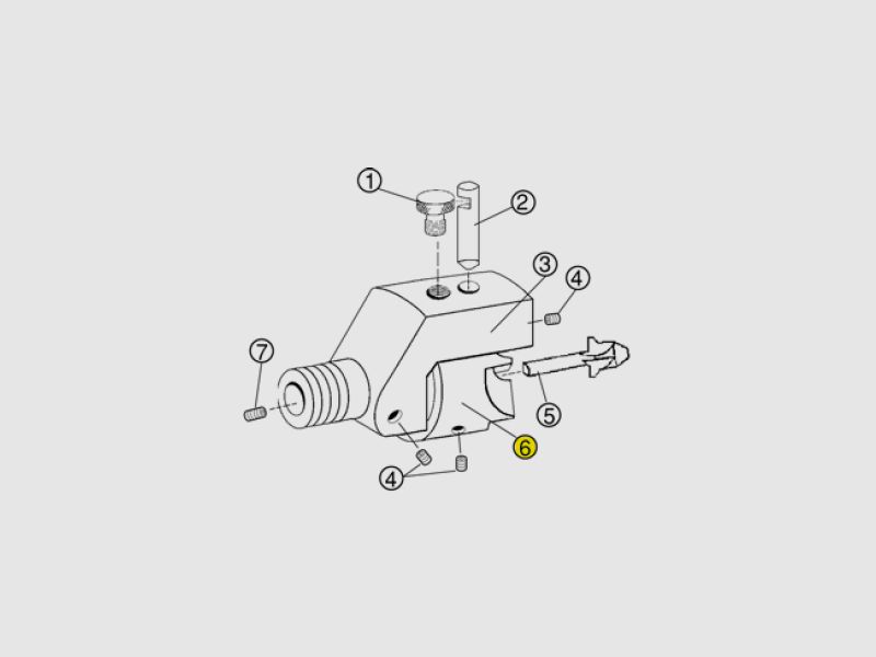 RCBS Ersatzteil Trim Pro 3-Way Cutter / Schneide für 3-Wege Fräser