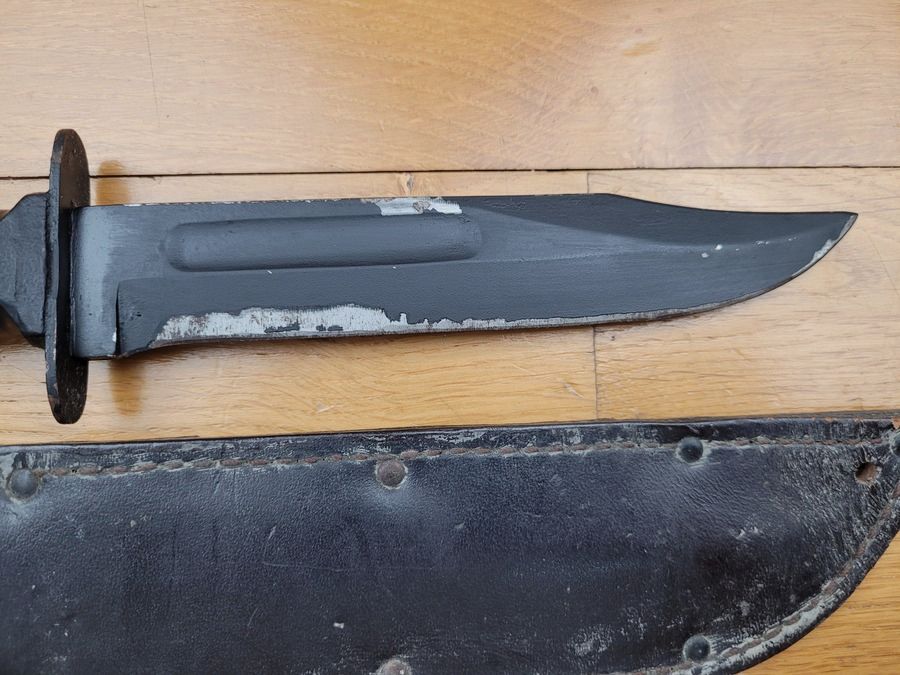 Dobry sztylet Camillus – USA – MKII – oddziały spadochronowe i komando – Indochiny i Algieria – bardzo dobry stan, zdjęcie 10 z 16