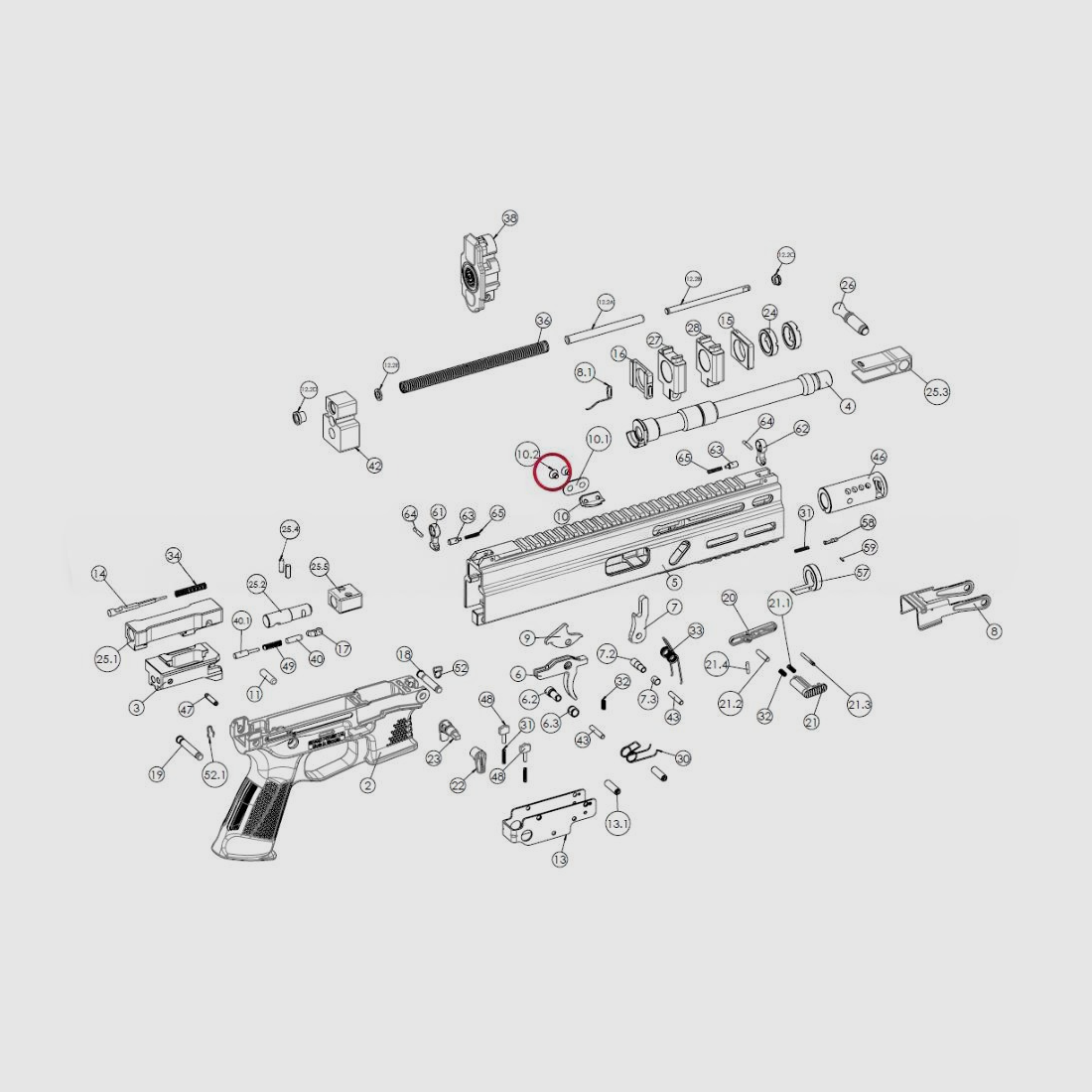 Ejector Screw Stribog Grand Power, image 3 of 3