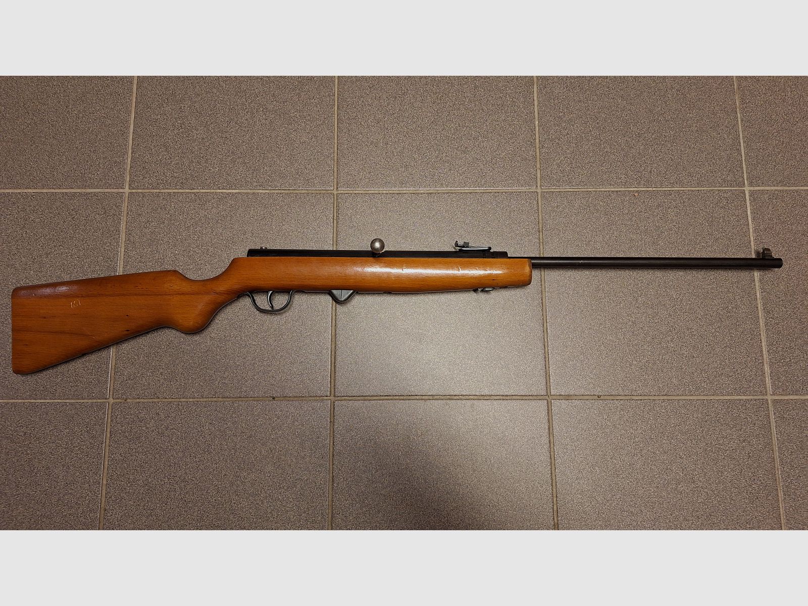 Haenel Suhl 310 DDR-GST Luftgewehr mit Magazin!