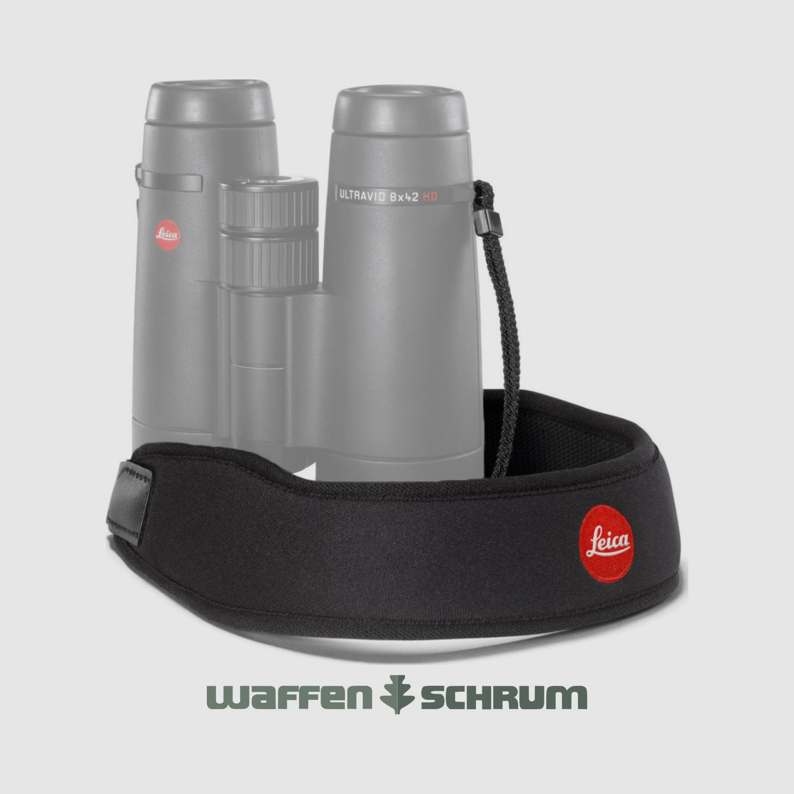 Leica Fernglasriemen Sport Neopren - schwarz