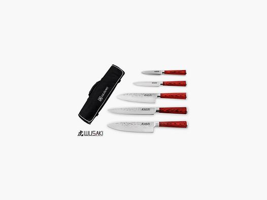 Wusaki Pakka  Trousse 5 couteaux Pakka 0 cm