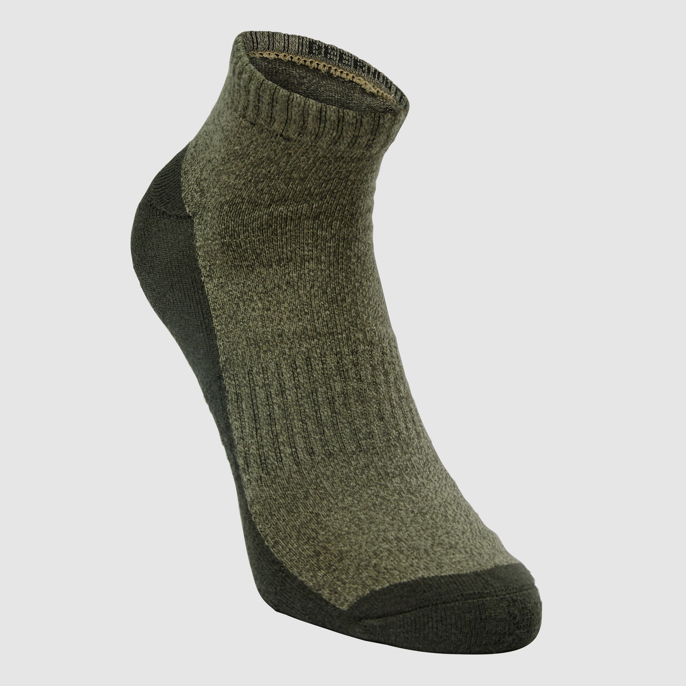 Hemp Mix Sneaker Socks - Green - Size: 40/43