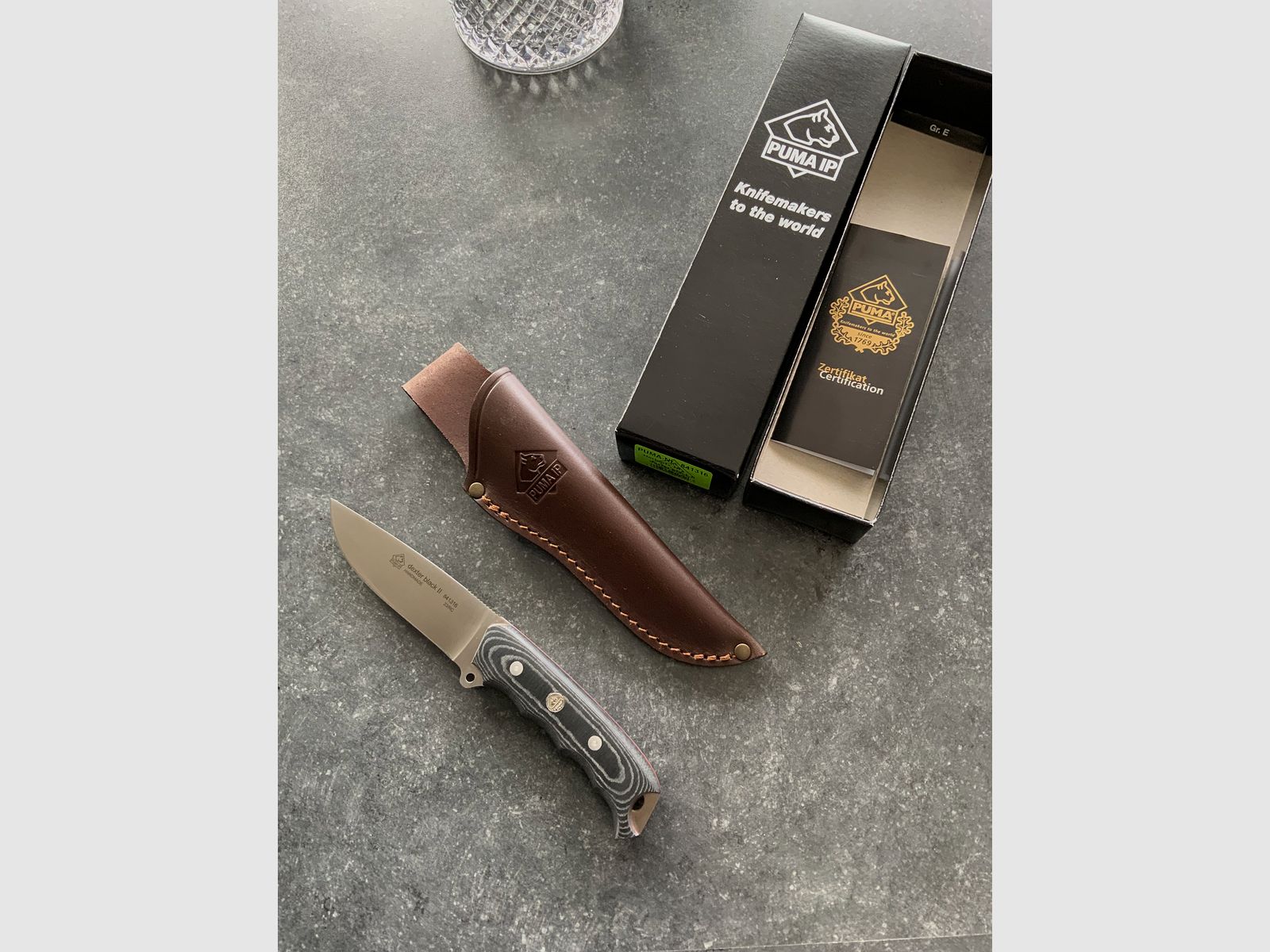 Jagd- und Outdoormesser Puma Dexter II neu inl. Lederscheide und OVP