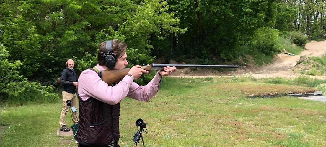 Flintenschießen in der Jagdprüfung