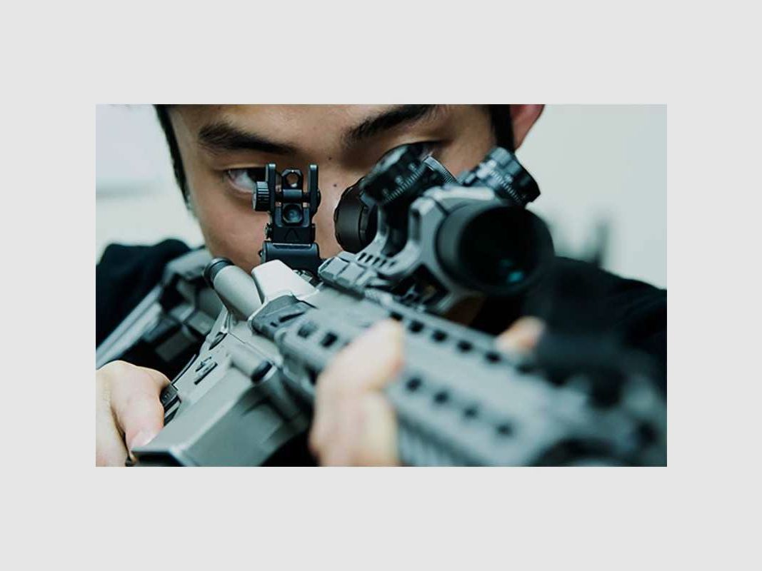 AR15 - Mira trasera Flip Up inclinada a 45° - Picatinny, imagen 2 de 7