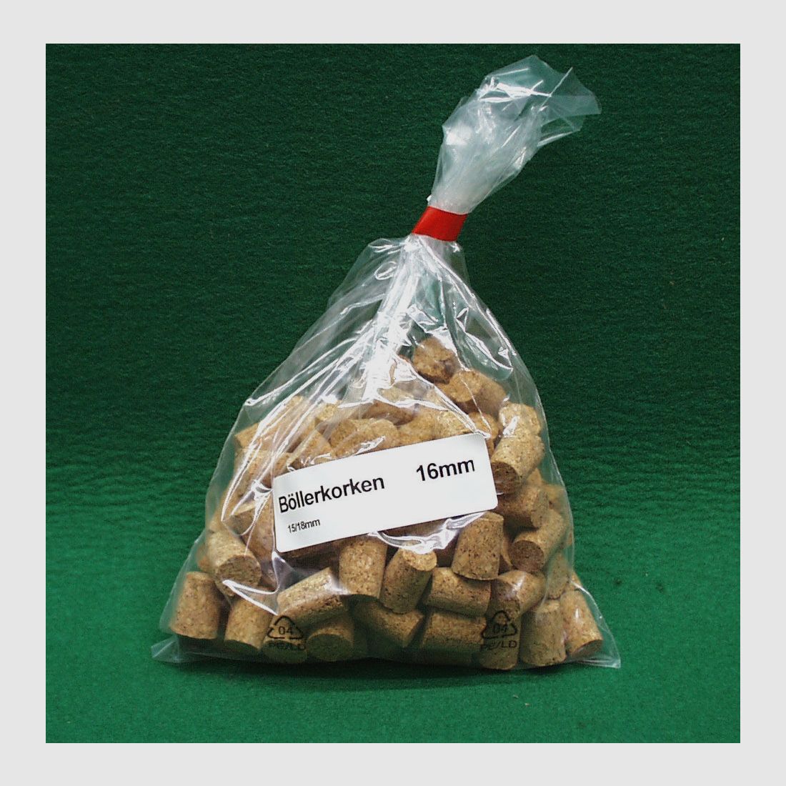 Bouchon de pétard Presskork 16mm