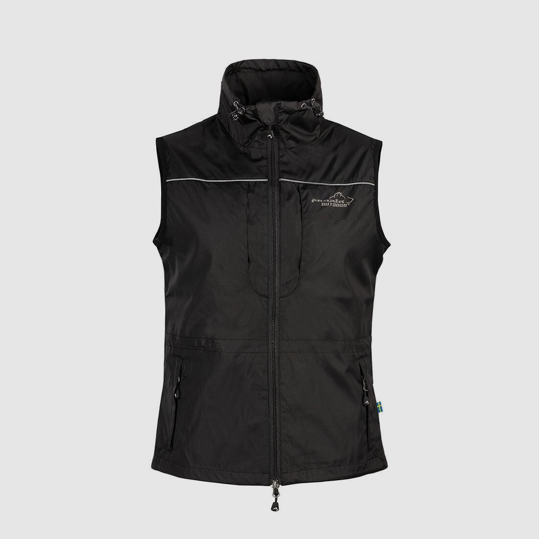 Arrak Outdoor Jumper Weste Damen Schwarz XL