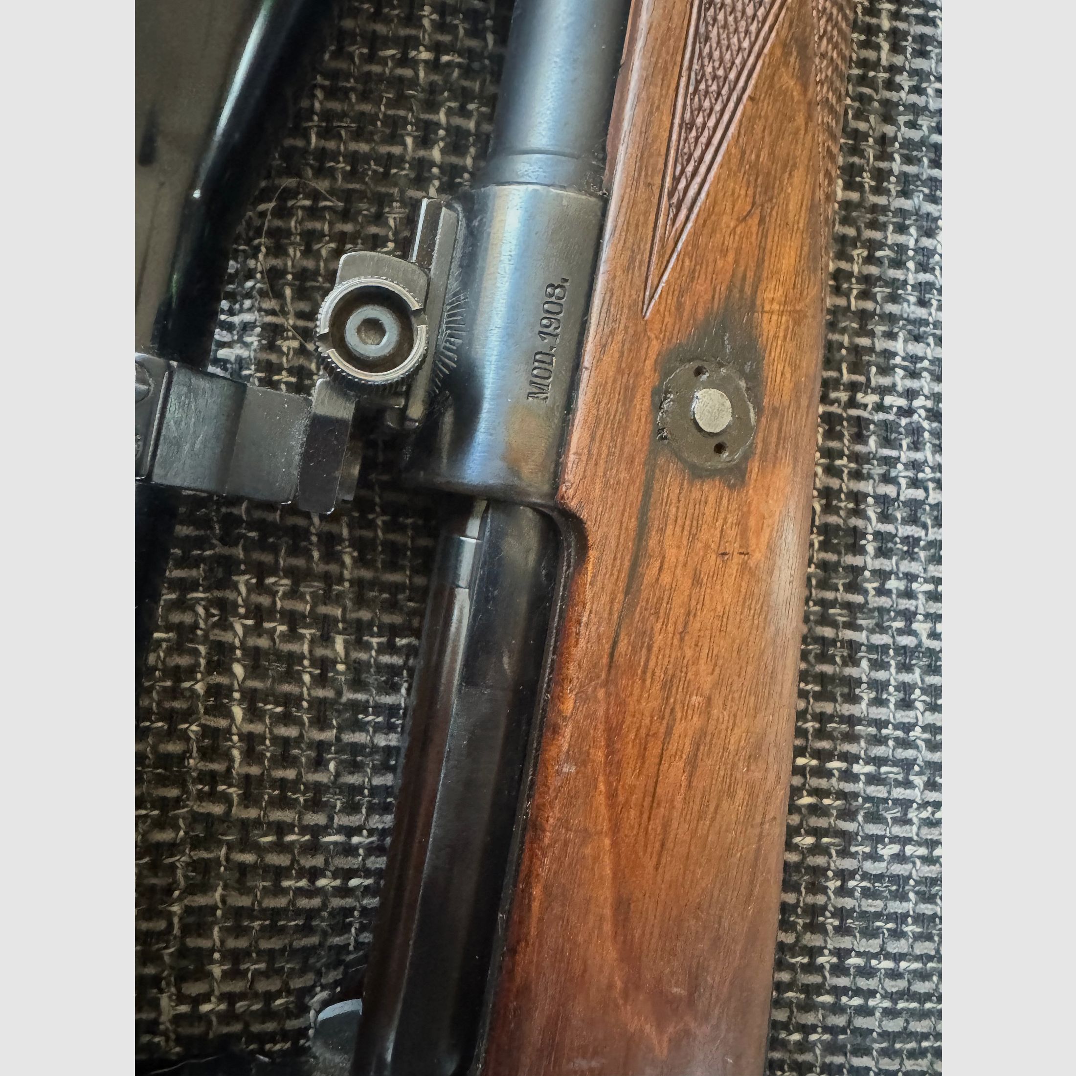 DWM Model 1908 Brazil 98 7x64 3-9x42