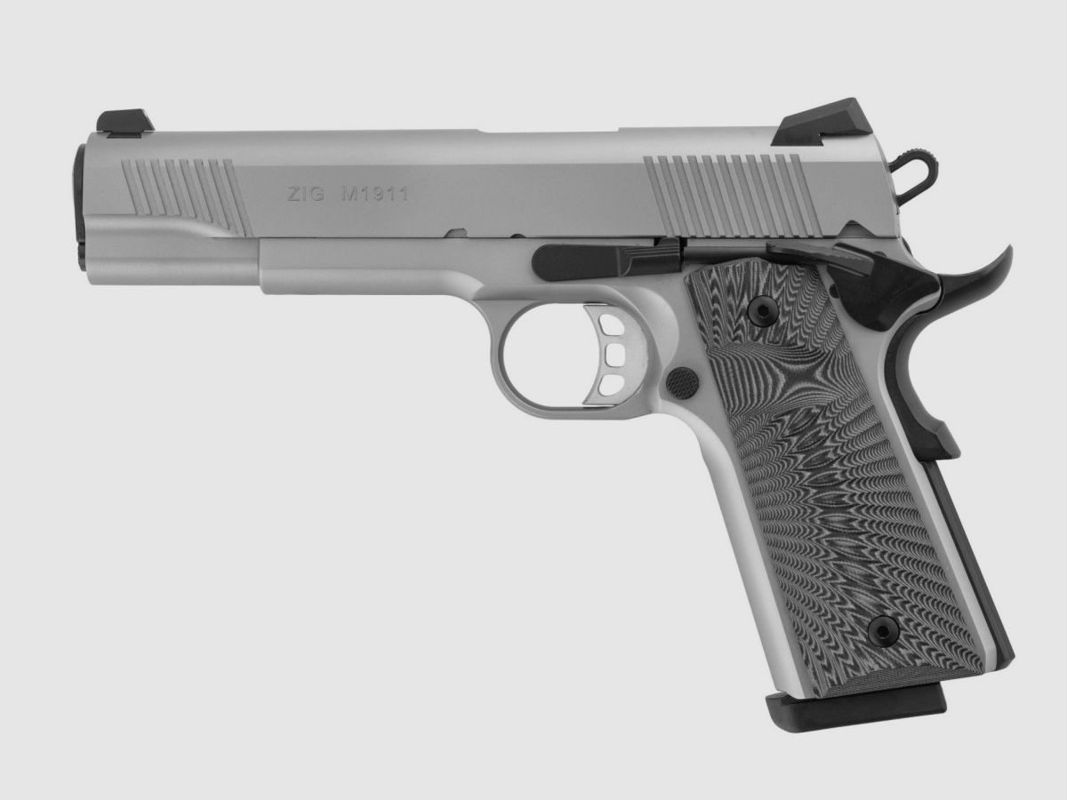 Pistolet TISAS ZIG M 1911 Inox 5 - CAL 45 ACP TISAS, image 3 sur 10