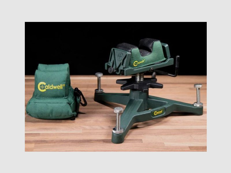 CALDWELL The Rock Combo Gewehr Pistole Einschießhilfe Schießauflagen für Vorderschaft Hinterschaft