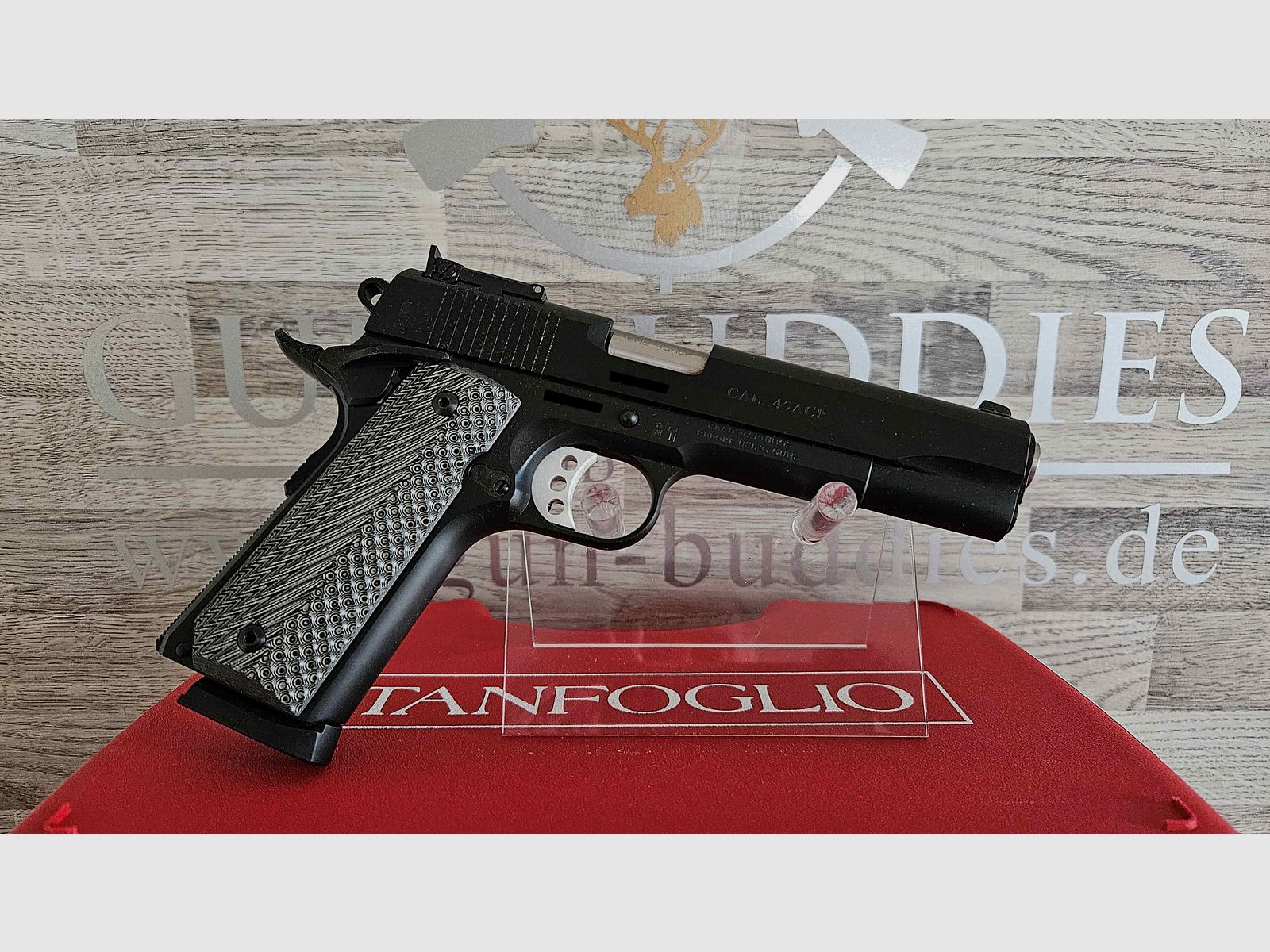 Tanfoglio FT 1911 Custom Black 5" Kal. .45ACP - spedizione gratuita - merce nuova dal commercio specializzato -