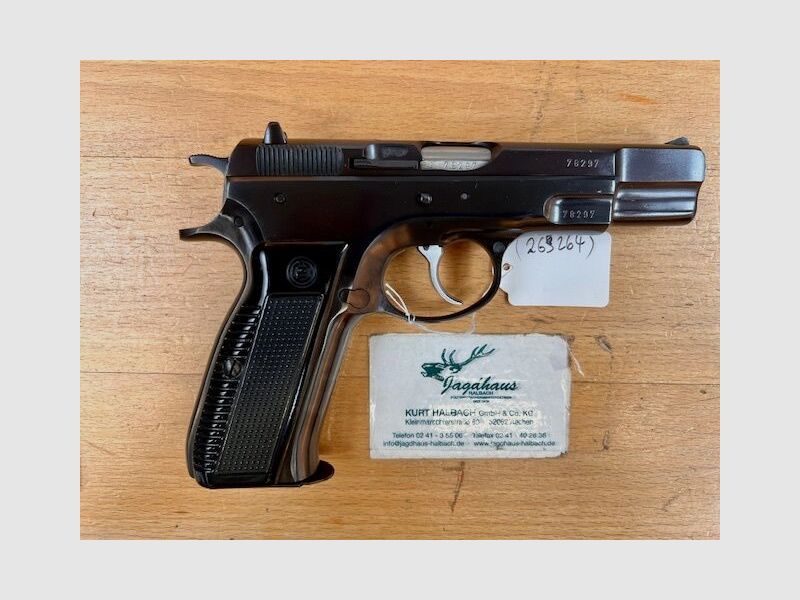 Kommissionen Pistole CZ 75 brüniert