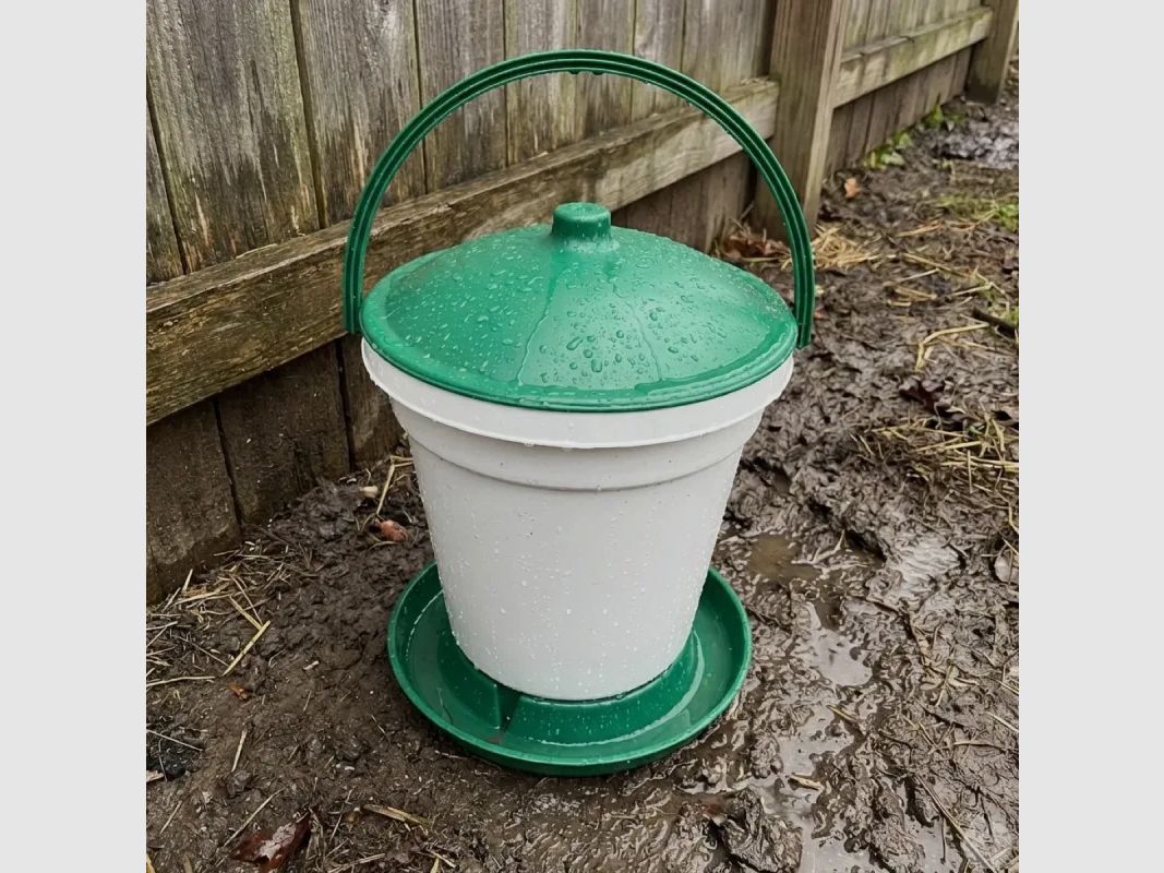 Secchio per bere con manico bianco e verde capacità 18 L Olba, immagine 6 di 21