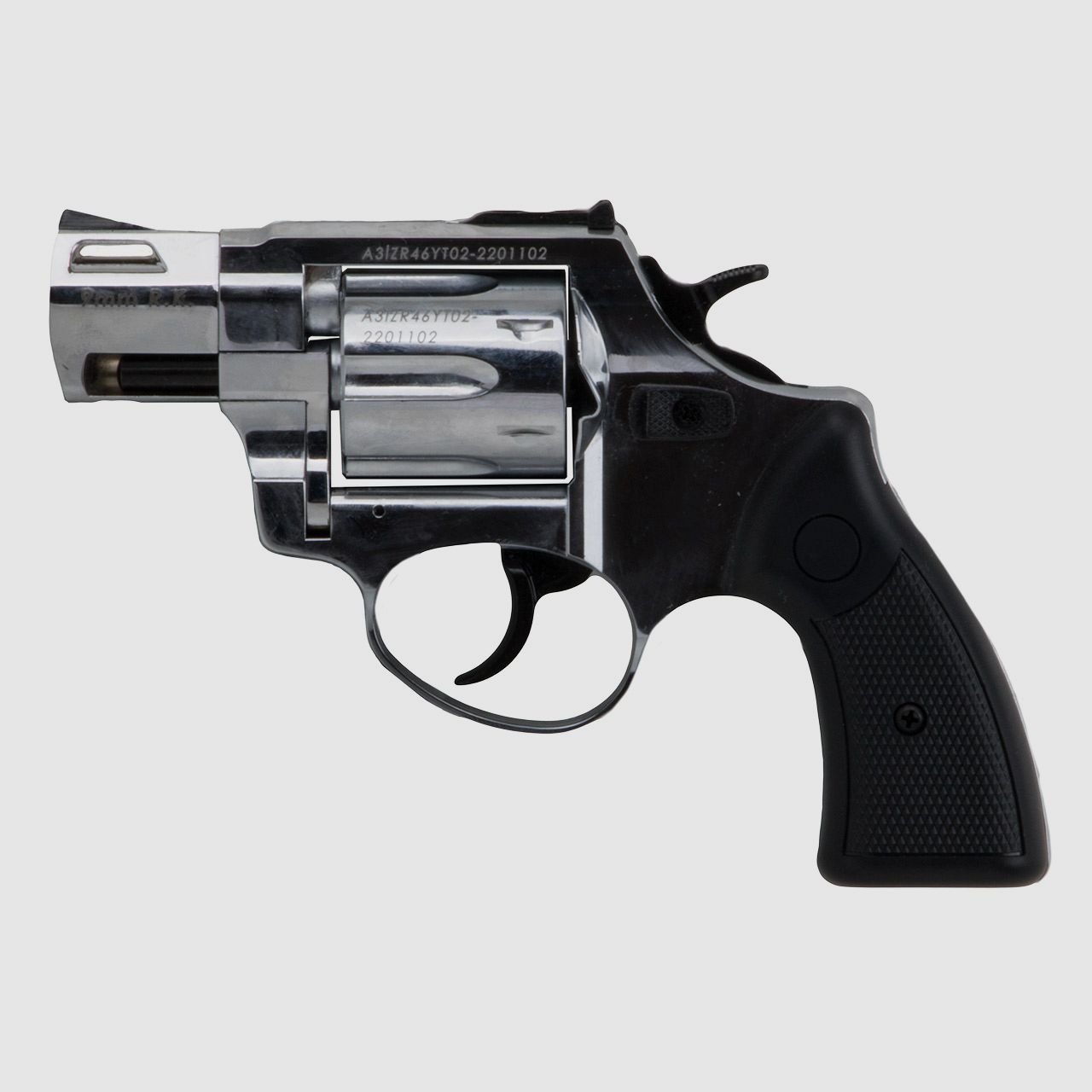 Schreckschuss Revolver Zoraki R2 Chrom 2 Zoll PTB 1083 Kaliber 9 mm R.K. (P18)