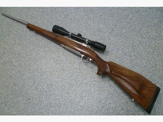 Repeater rifle Ruger M77 Mark II stainless steel .30-06 Spring.