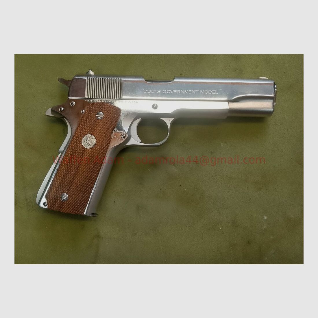 Colt MK IV/Serie`s 70 Government Nickel 1977