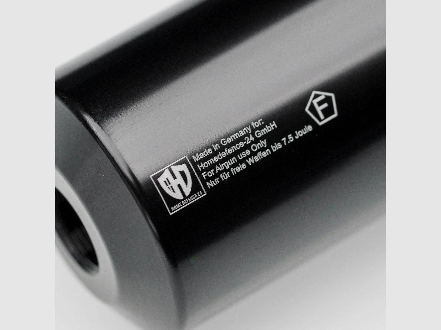 SILENCER | SILENCER Thread 15x1 | CNC | BLACK | L 16cm | HDR50 | HDP50