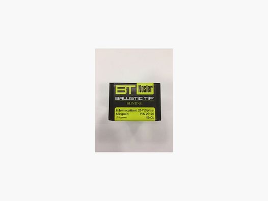 NOSLER B TIP PALLE C6,5 GR 120 QT50