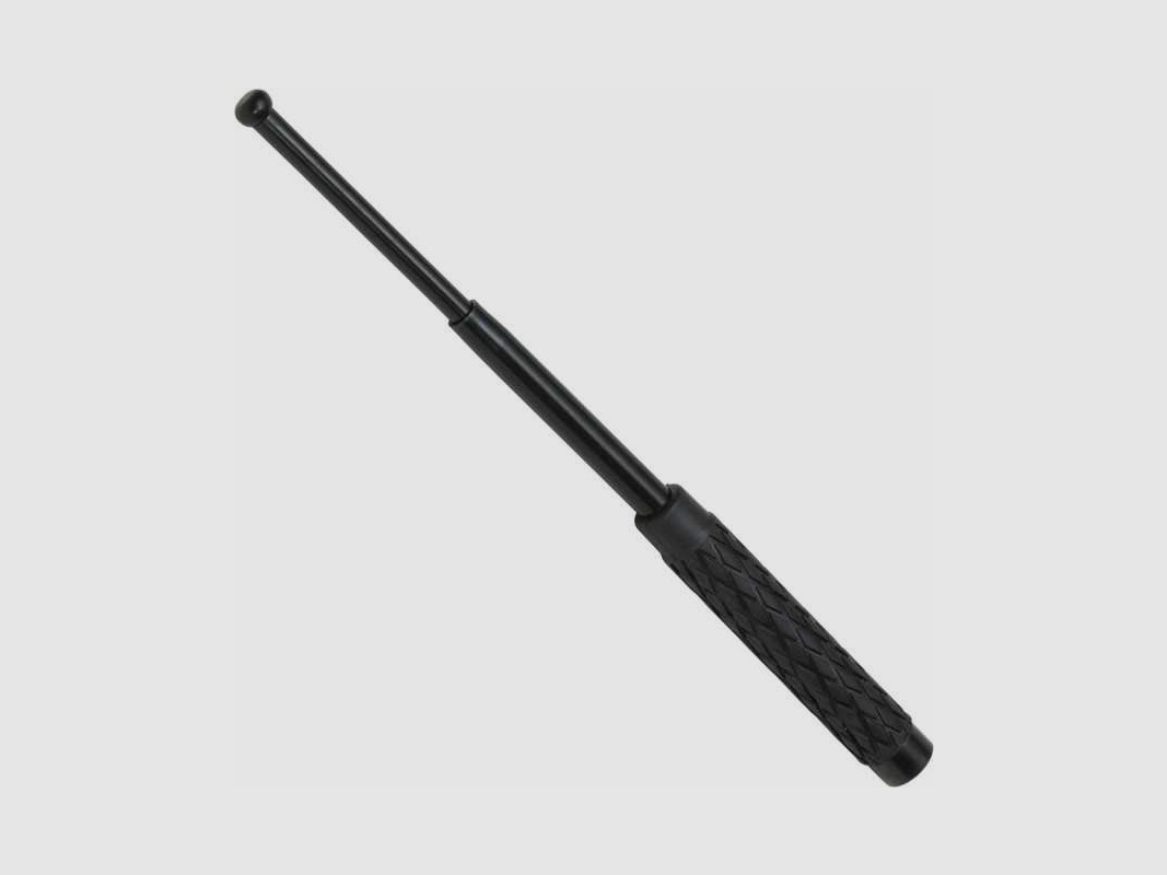 BlackField Teleskop-Schlagstock 16" Hartgummi inkl. Nylonetui