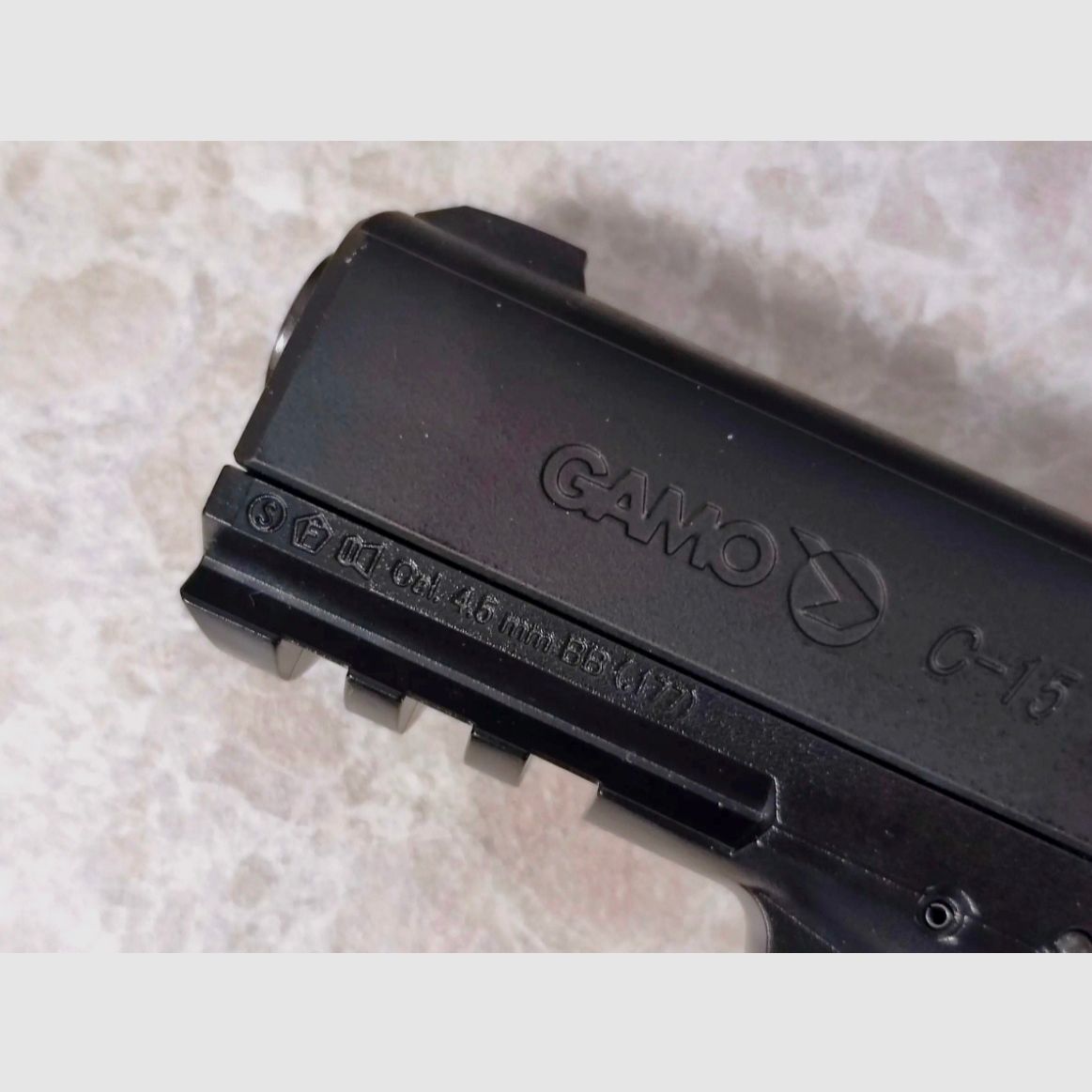 NEU Gamo C-15 Blowback CAL 4,5 schwarz CO2 Pistole