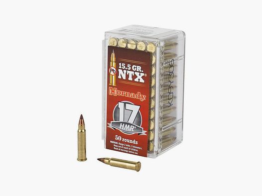 Scatola da 50 cartucce Hornady 17HMR 15.5 GR NTX 83171