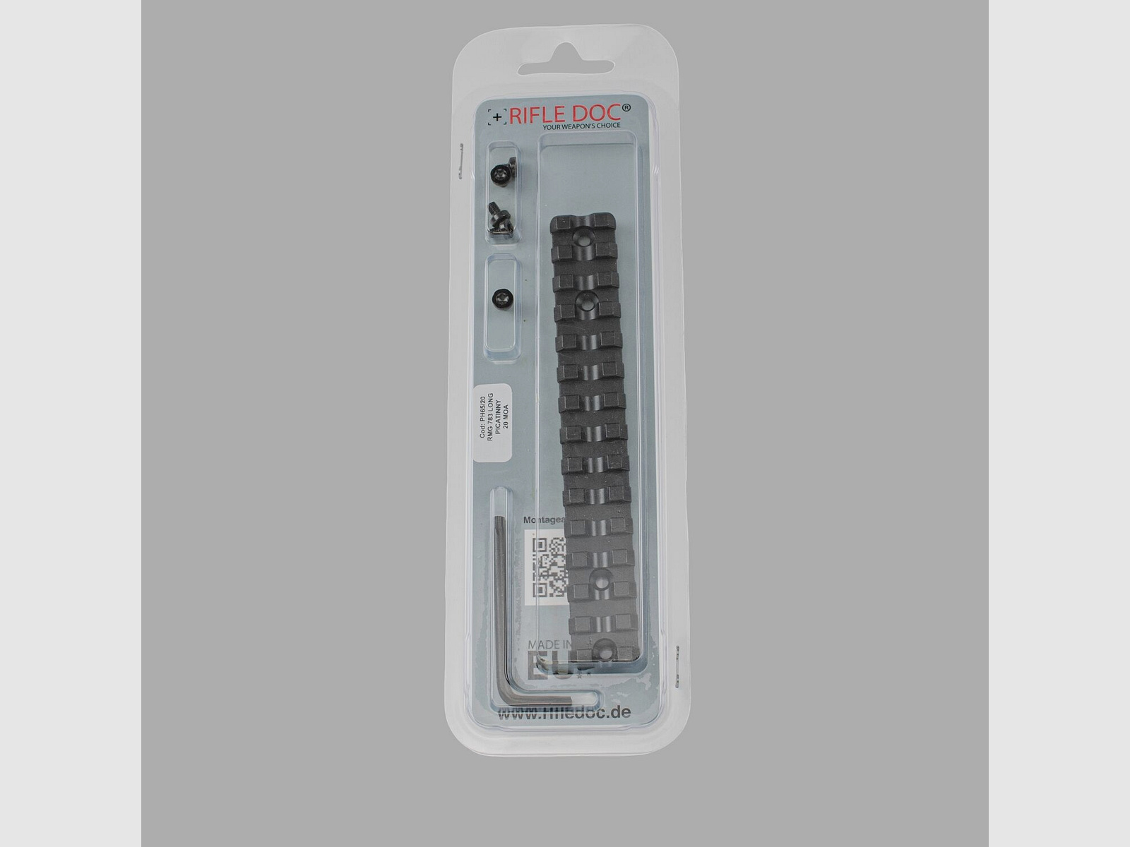 Rifle Doc Picatinny Weaver STAHL Schiene voor REMINGTON 783 LA (Long Action)