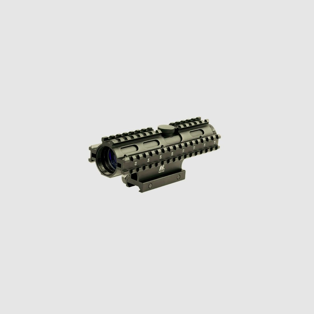 Lunette NC Star triple rail 4X32 reticule P4 sniper