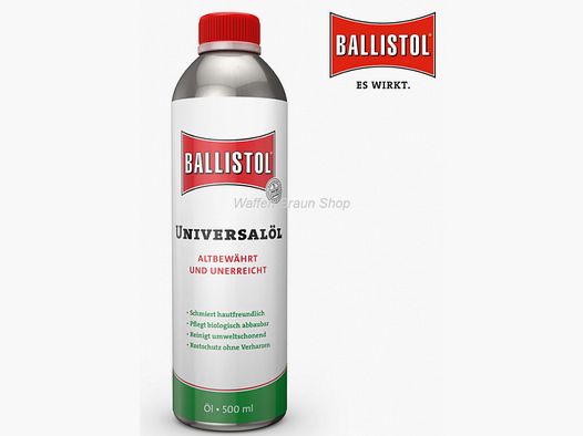 BALLISTOL OLI 0,5 LTR.
