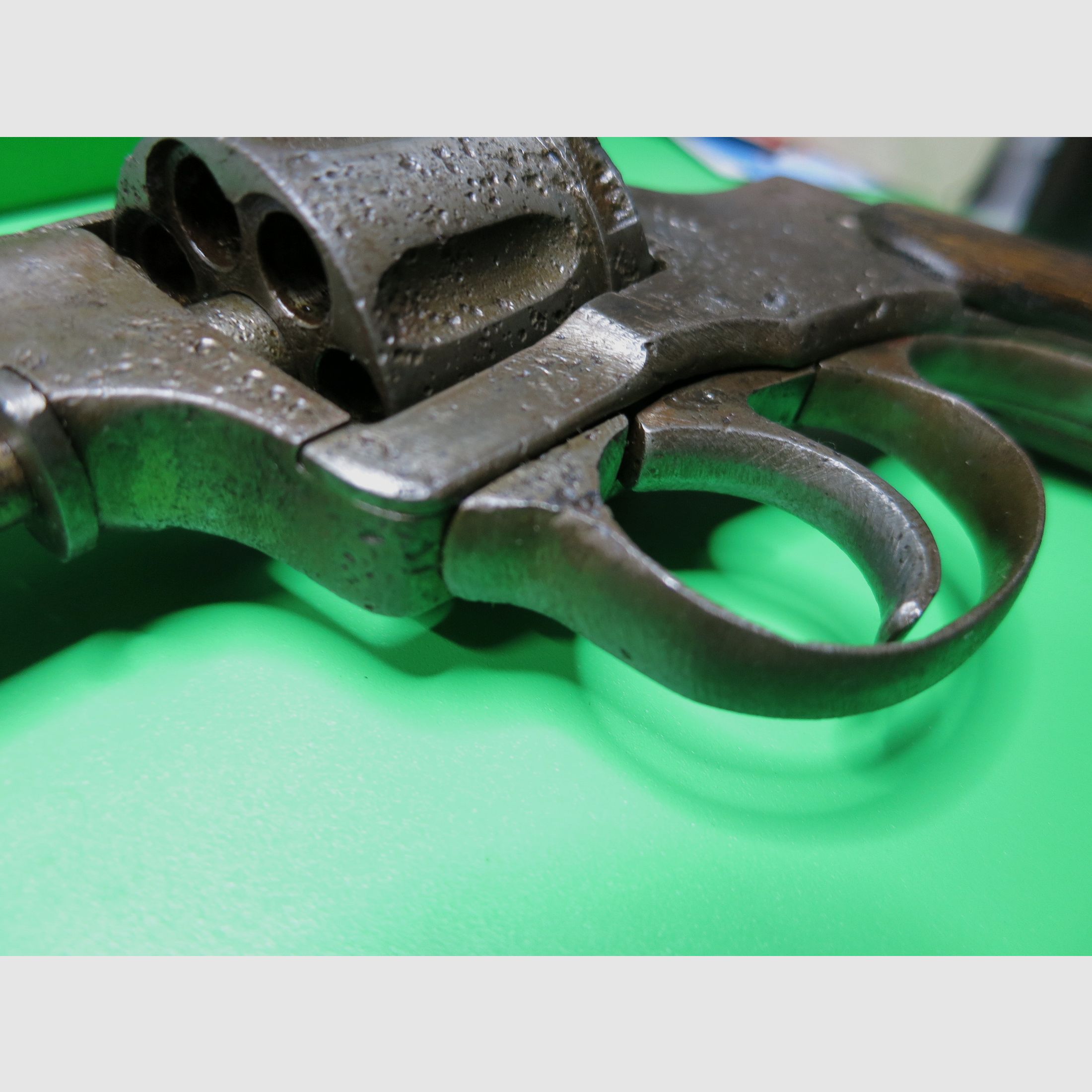Revolver, Nagant M1895-Revolver, témoin absolu du temps, trouvé dans l'eau, 7,62 x 38 mm R #81