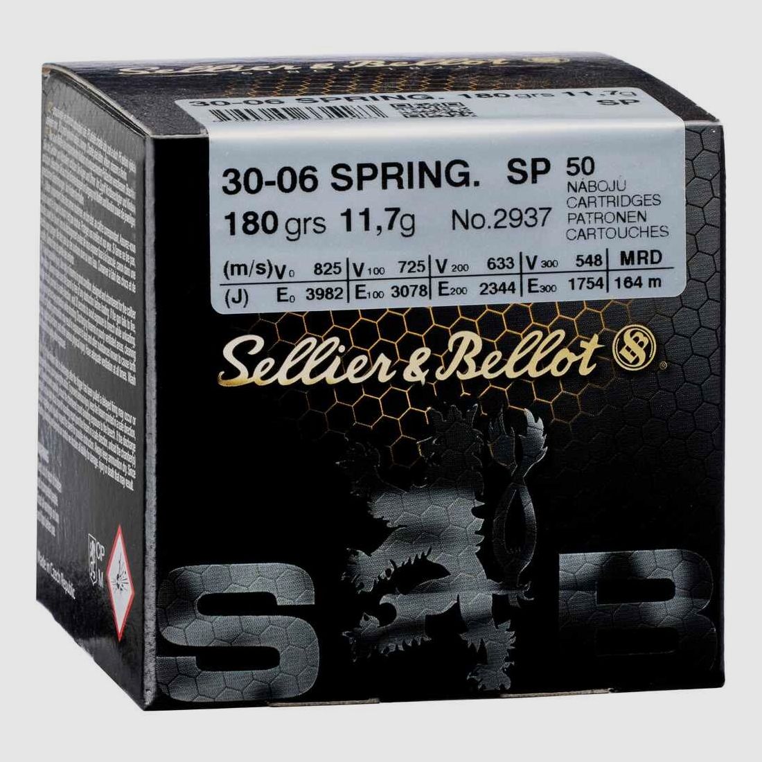 Sellier & Bellot .30-06 Spr. punta blanda 11,7g/180grs.
