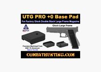 UTG PRO +0 Base Pad, Glock Large Frame .45ACP/10mm, Black or Blue Aluminum
