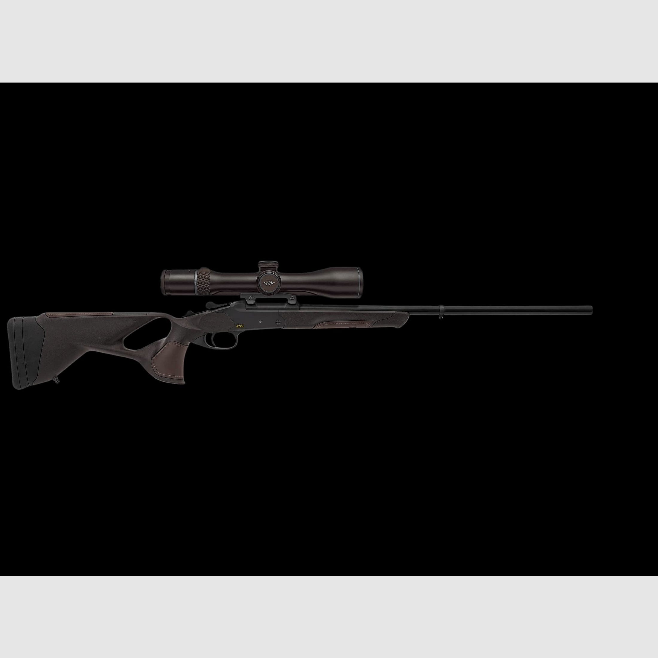 K95 Ultimate Leather im Kaliber 30-06 Spring. mit Zielfernrohr Blaser 2,8-20x50 iC inkl. Montage