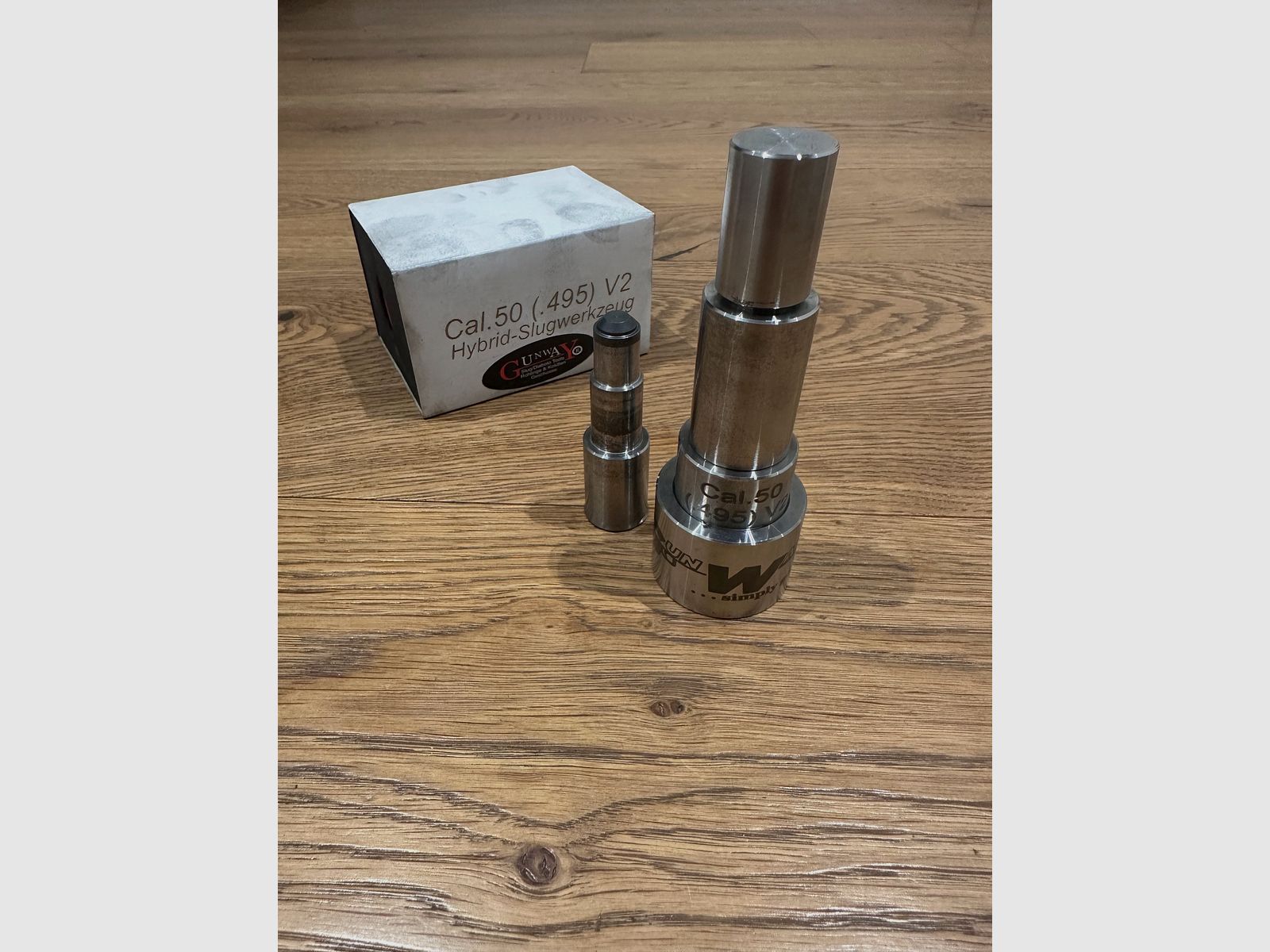 Gunway Slug Tool V2 im Kaliber .50 / 150 Stk. Bleirohlinge / 30 Stk. Slugs