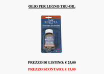 Beretta – Beretta Aceite para Madera Tru-oil