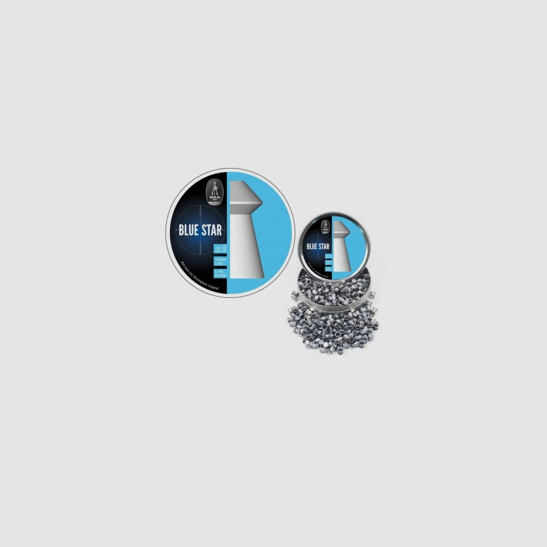 Diabolos BSA Blue Star – Kaliber 5,5 mm (250 Stk.)