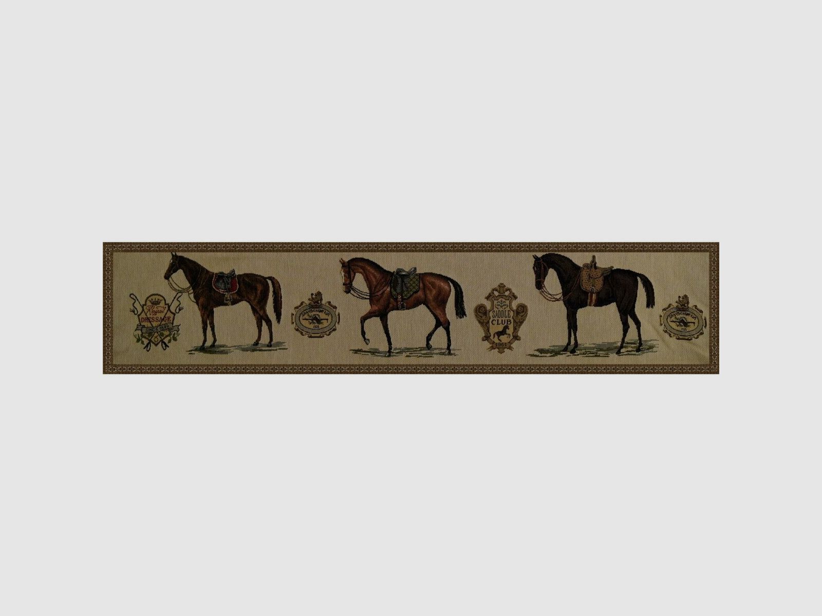Lovergreen bags and door mats and door mats motif draft stoppers saddled horses