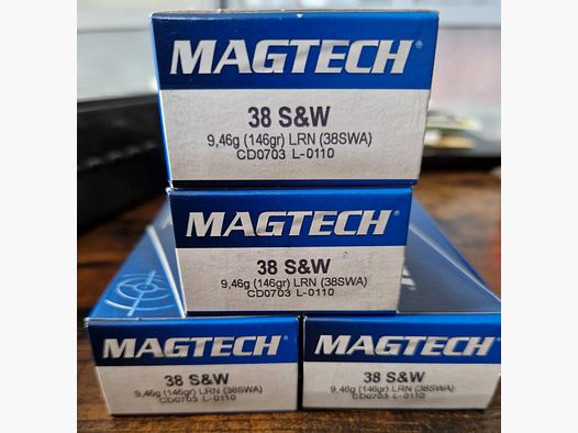 Magtech .38 S&W cartridges new and in original packaging