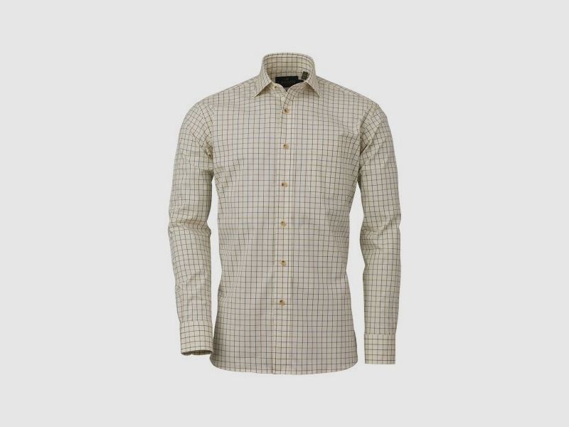Laksen Herren Hemd Nick Sporting Stretch Brownie/Cornflower M
